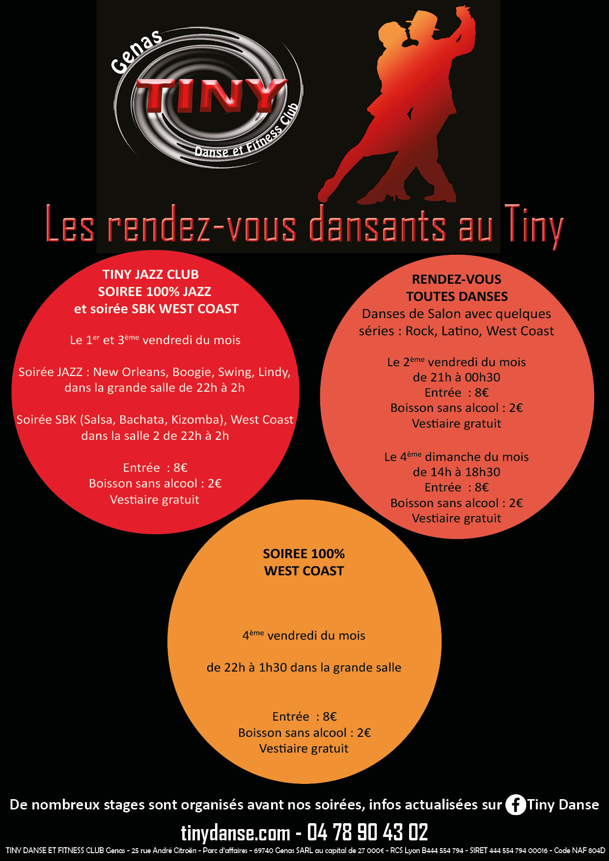 SOIREES TINY saison 2019 20